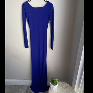 Royal blue Windsor long dress. Mermaid dress